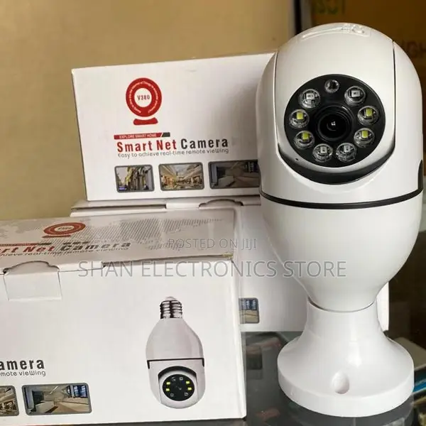 - V380 App 360 Degree CCTV Bulb Wireless Indoor