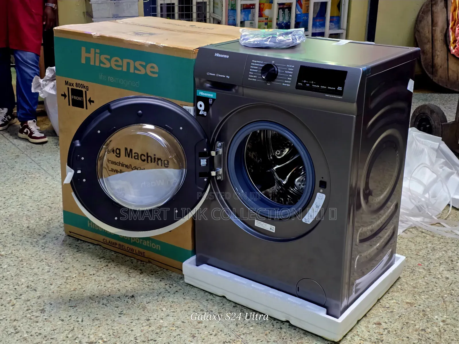 *Hisense 9 Kg Front Load Washing Machine