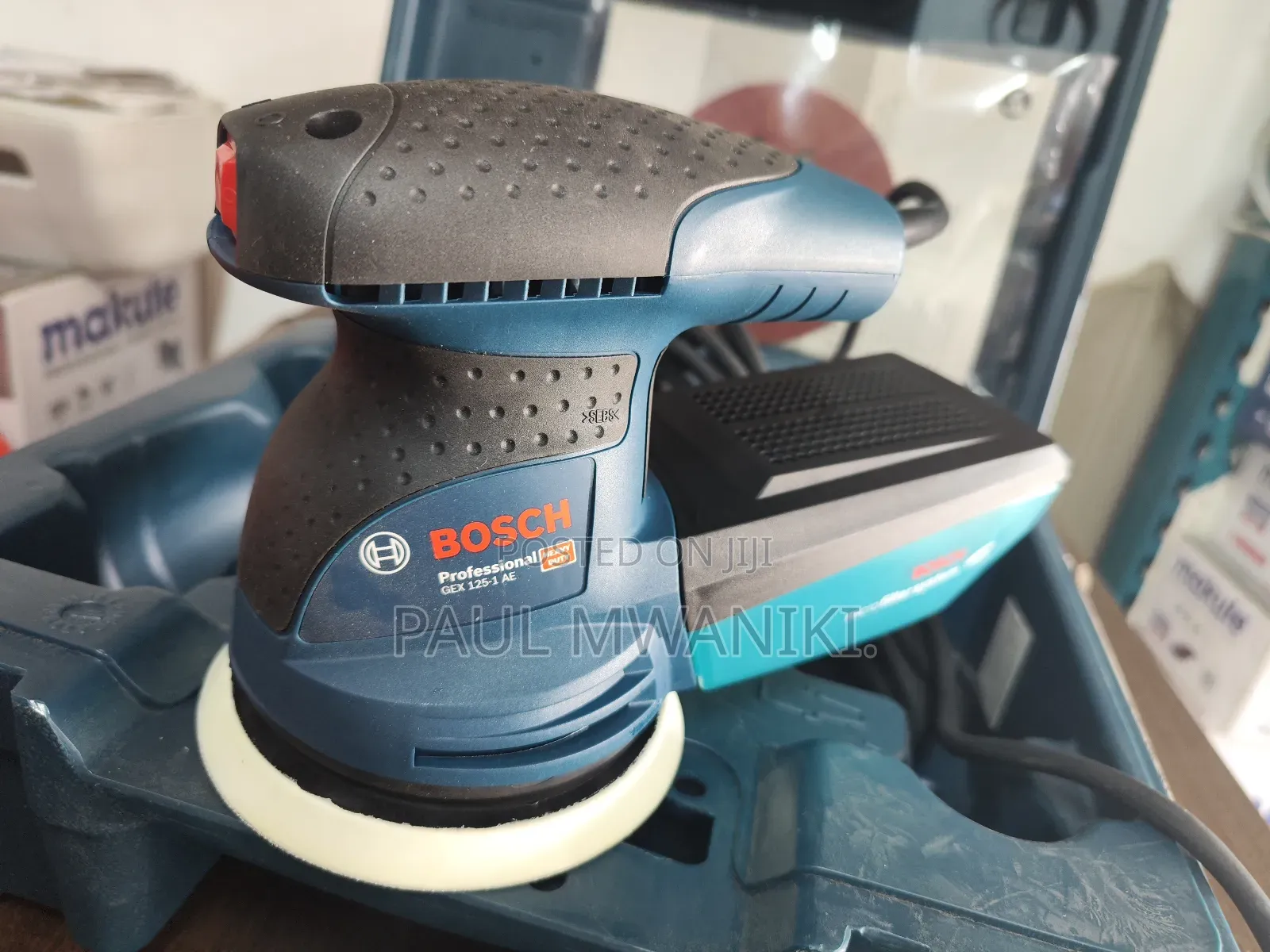 Random Orbit Sander Gex 124-1e . Heavy Duty