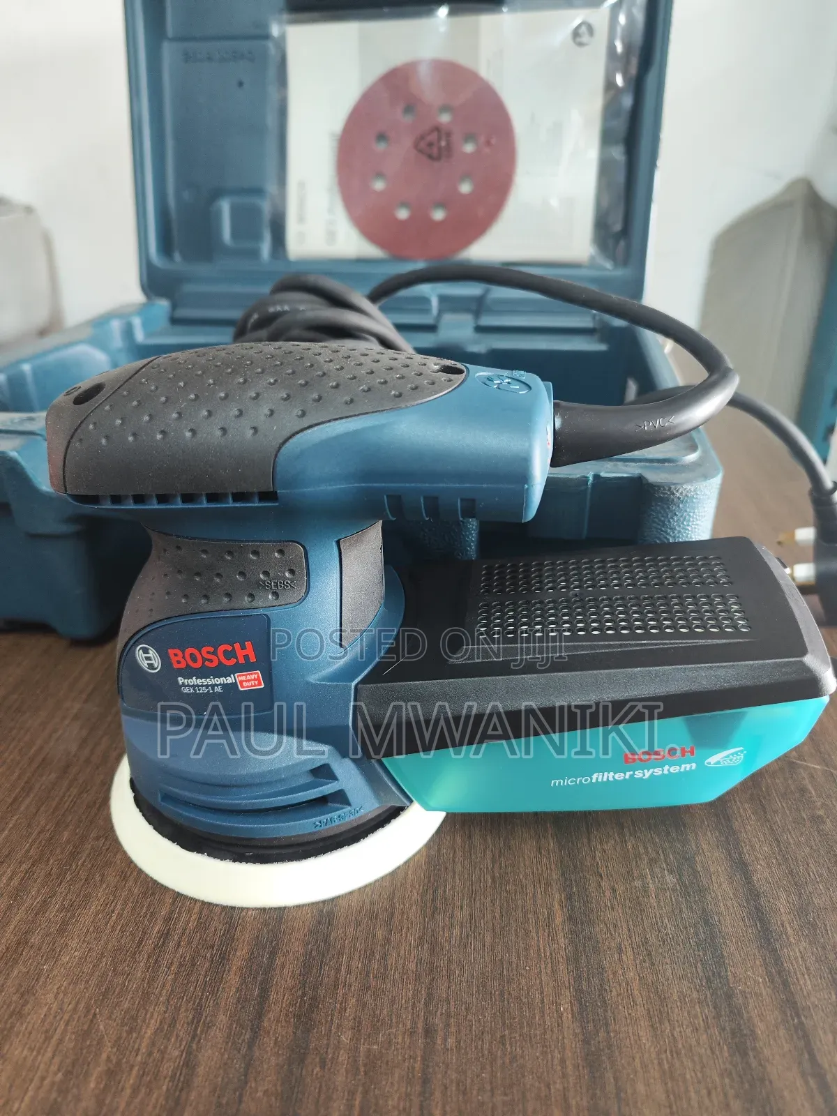 Random Orbit Sander Gex 124-1e . Heavy Duty