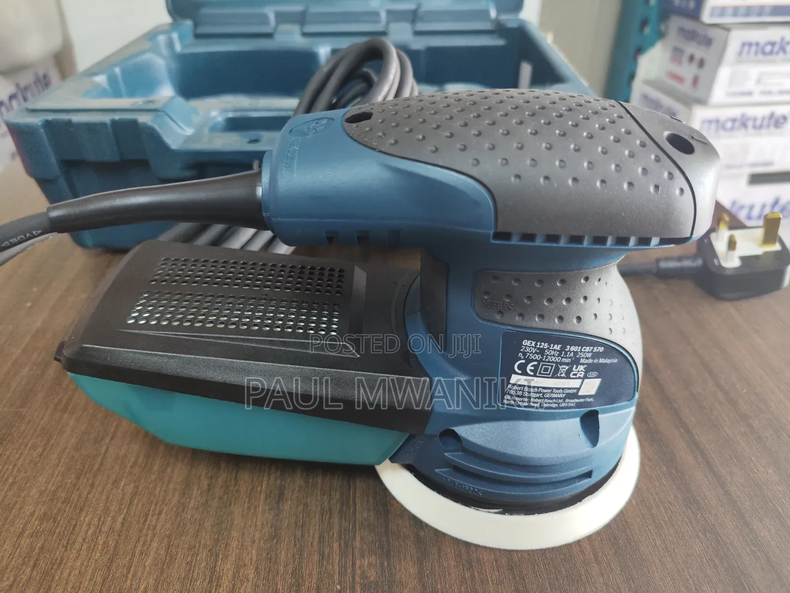 Random Orbit Sander Gex 124-1e . Heavy Duty
