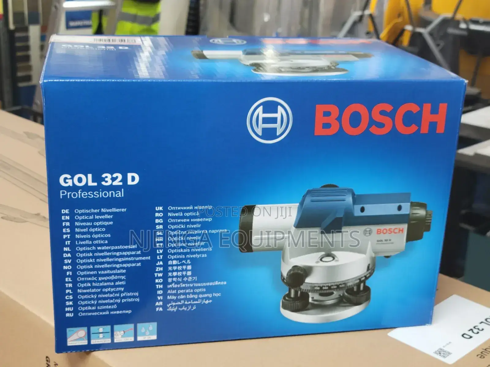 Bosch Gol 32d Professional Surveyor Dumping Level