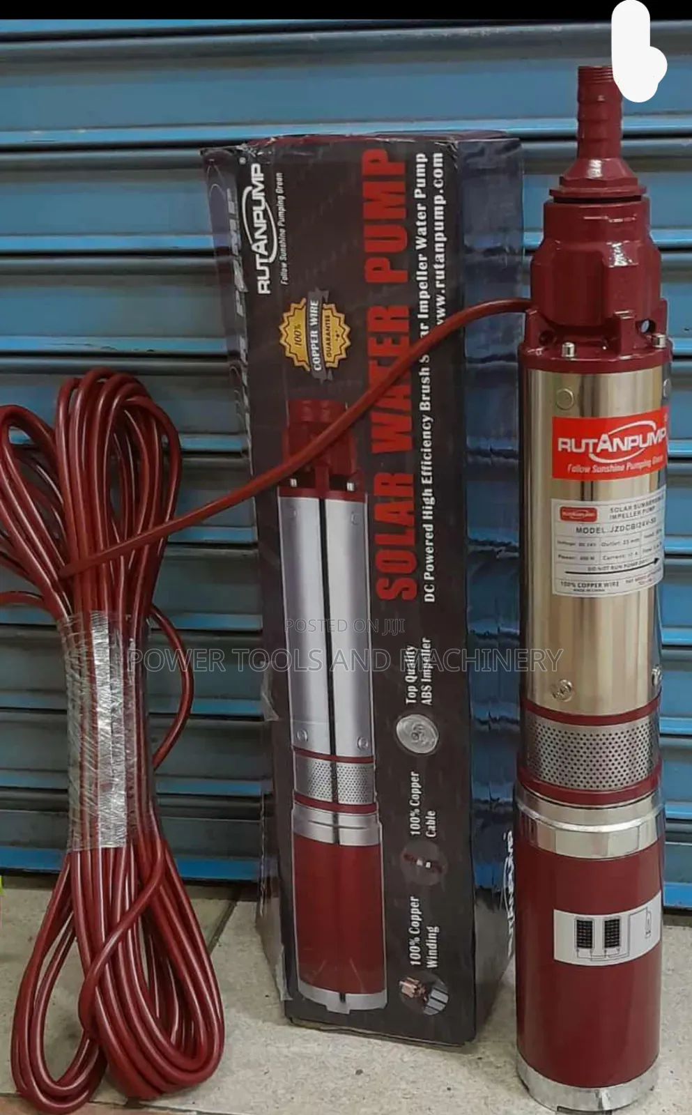 Rutan 400watts Solar Pump 50m Head Copper Winding