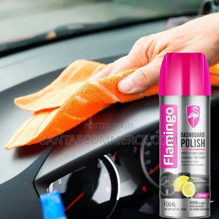 Flamingo Car Dashboard Polish Cleaner