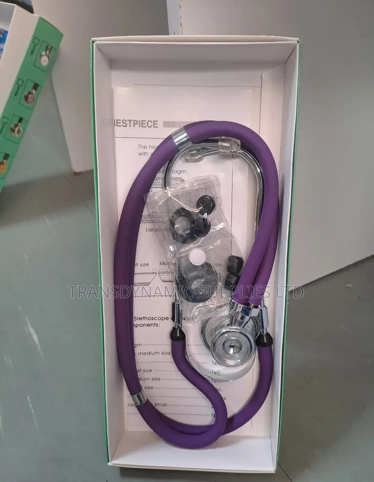 Dual Head Stethoscope,/ Purple)
