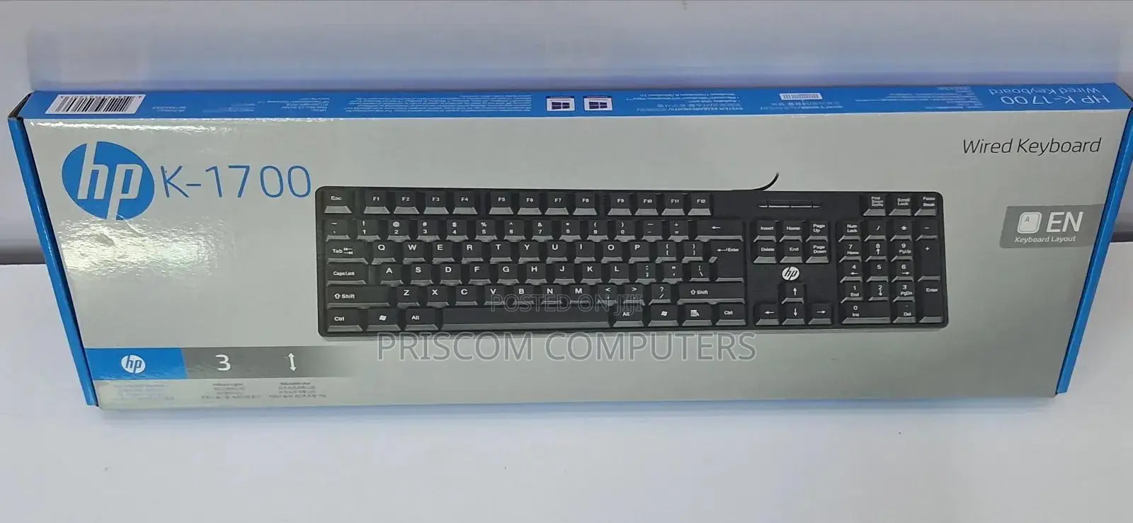 Hp K-1700 Wired Keyboard Usb