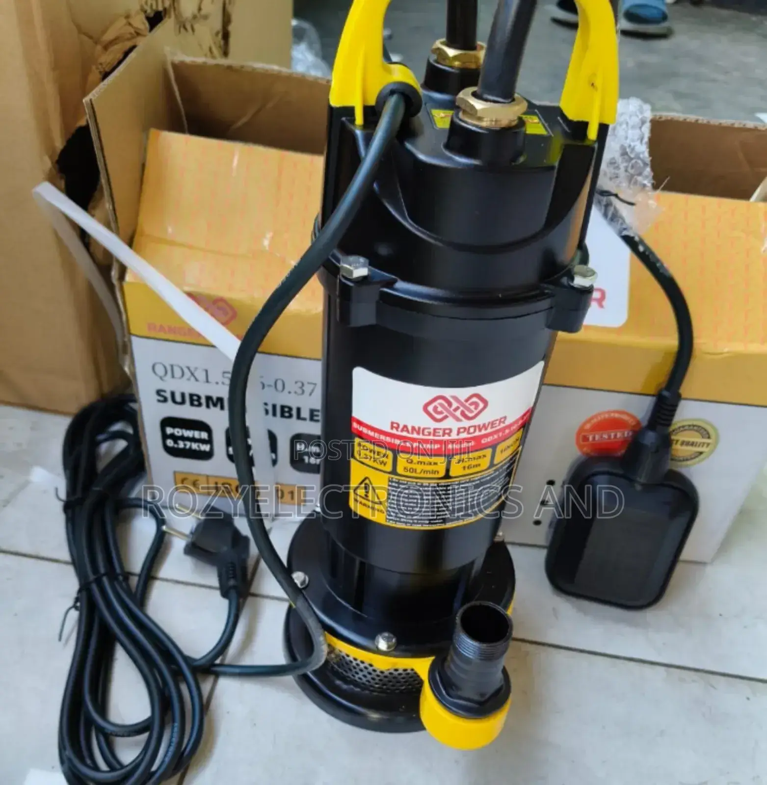 Ranger Power QDX Submasible Pump 1 Hp