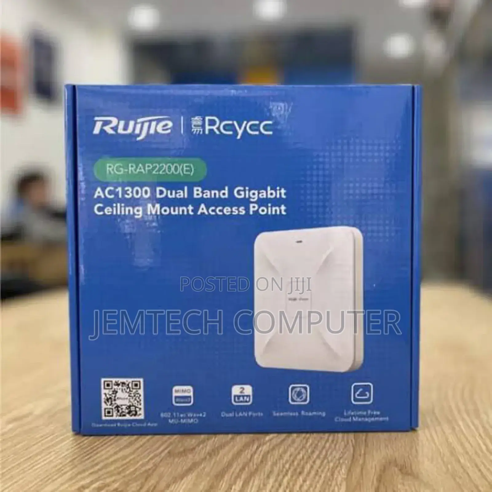 Ruijie Rg-Rap2200(E) 1267mbps Wi-Fi 5 Ceiling Access Point
