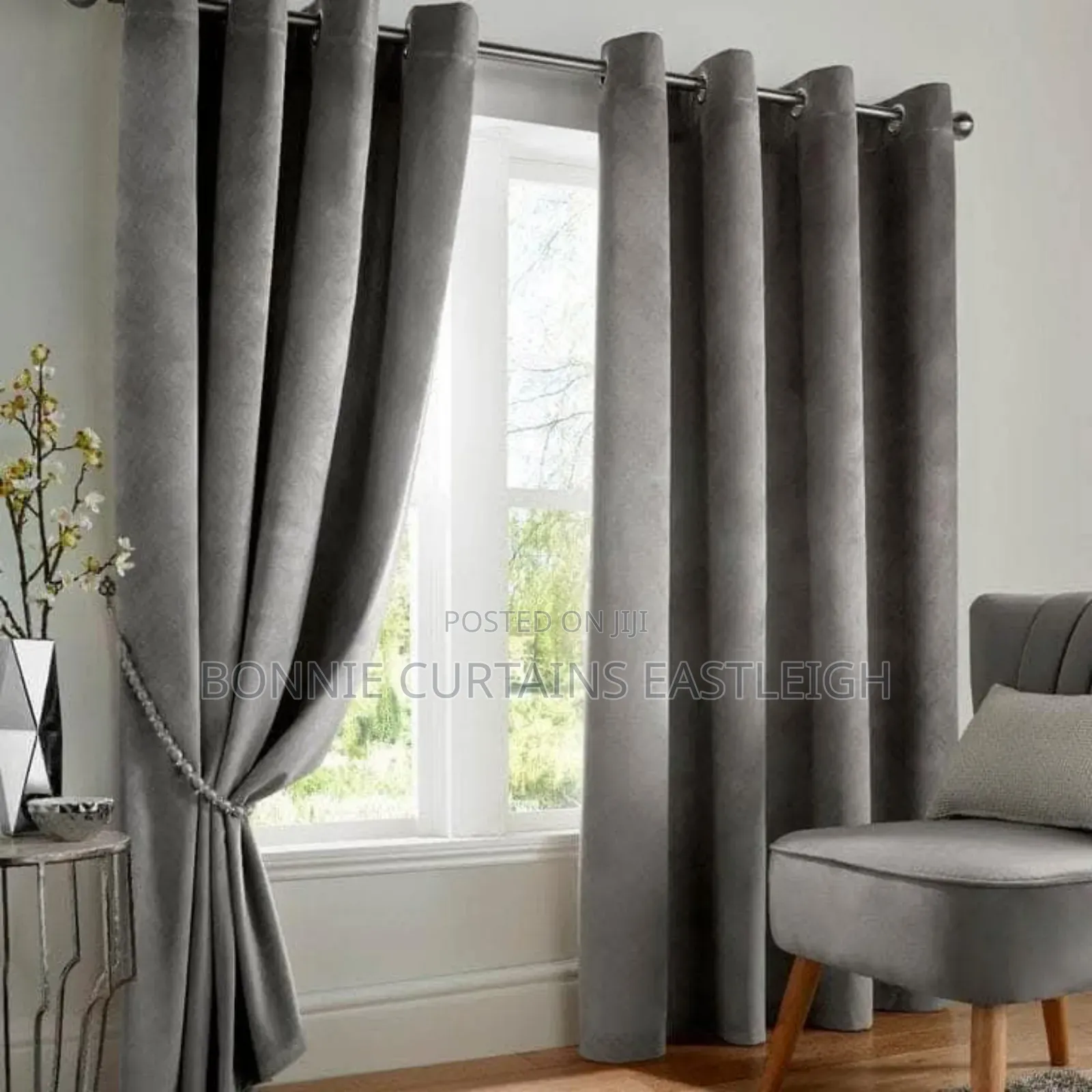 Grey Curtains for Living Room