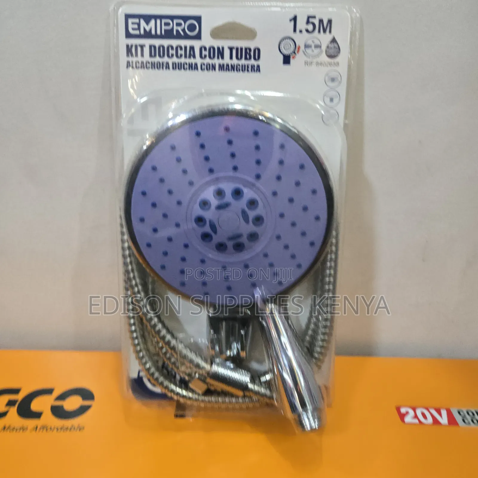 Telephone Shower Wide Hand Held Showers Emipro Rain Shower