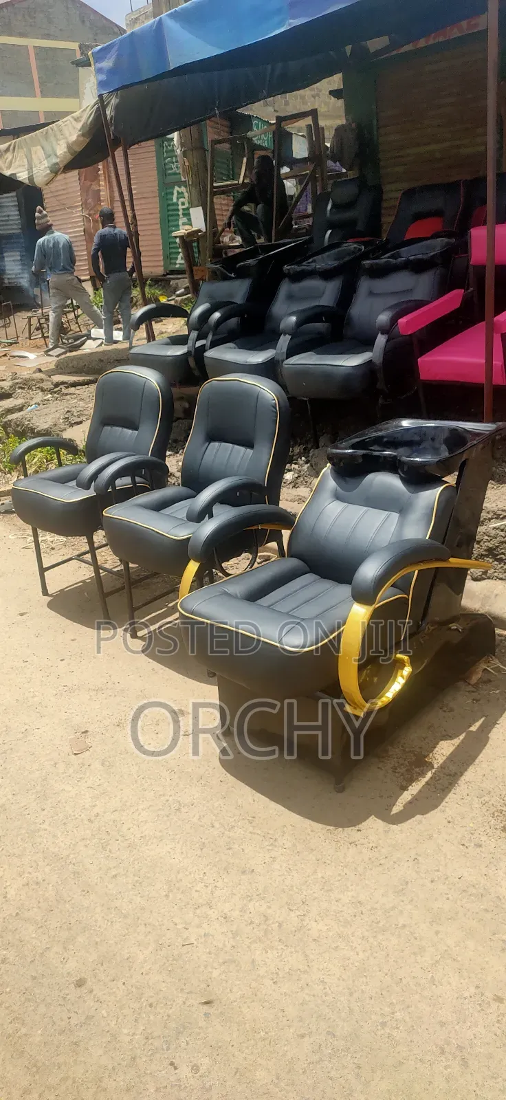 Salon Styling Seats+Sink