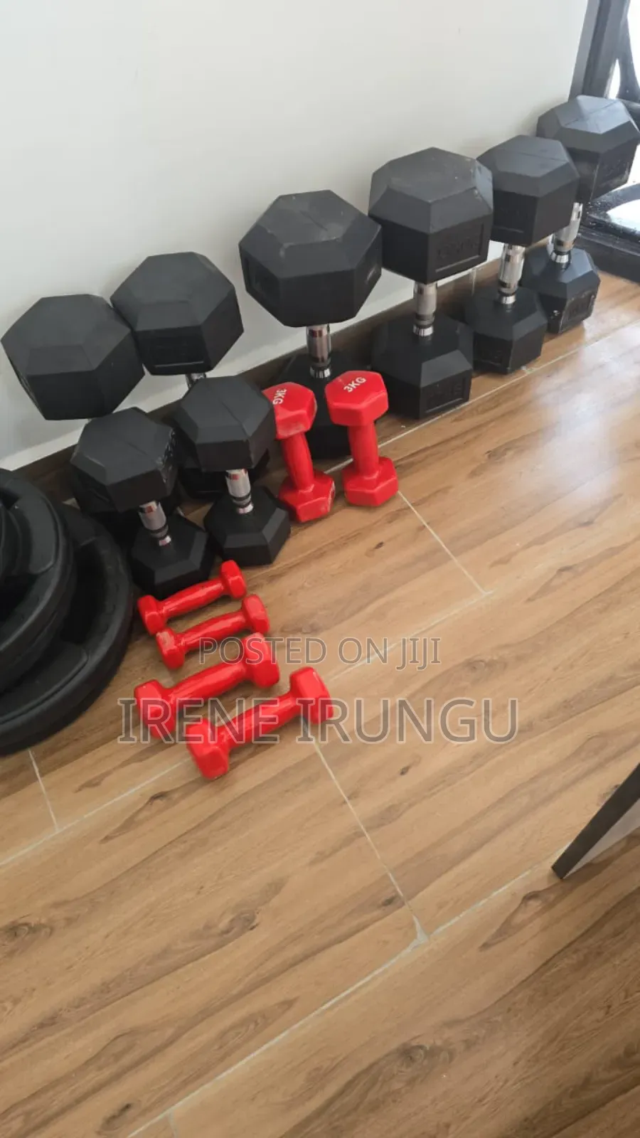 Pair +Hexagonal Dumbbells
