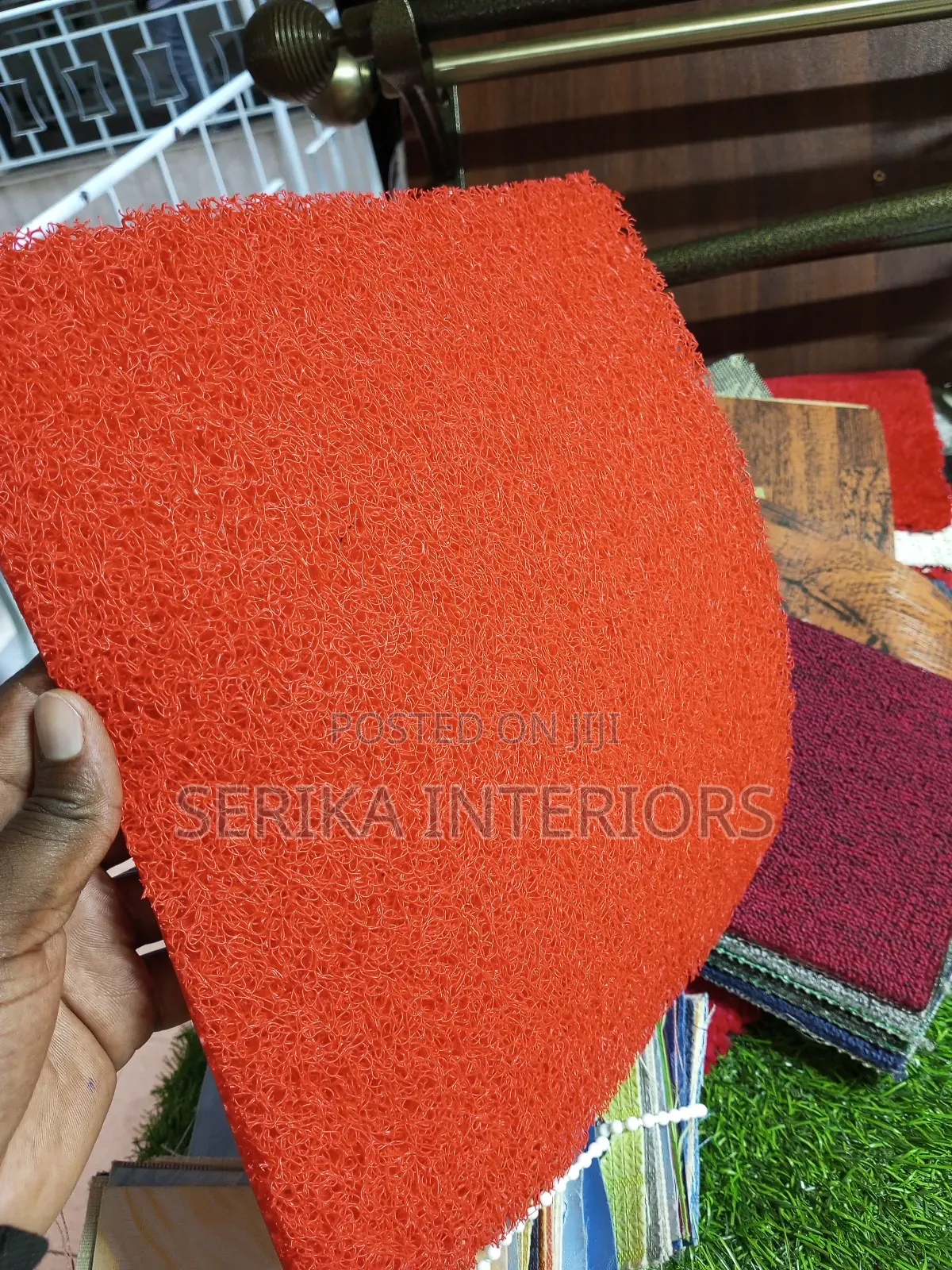 Anti Slippery Bathroom Mats Spaghetti Environmental Friendly