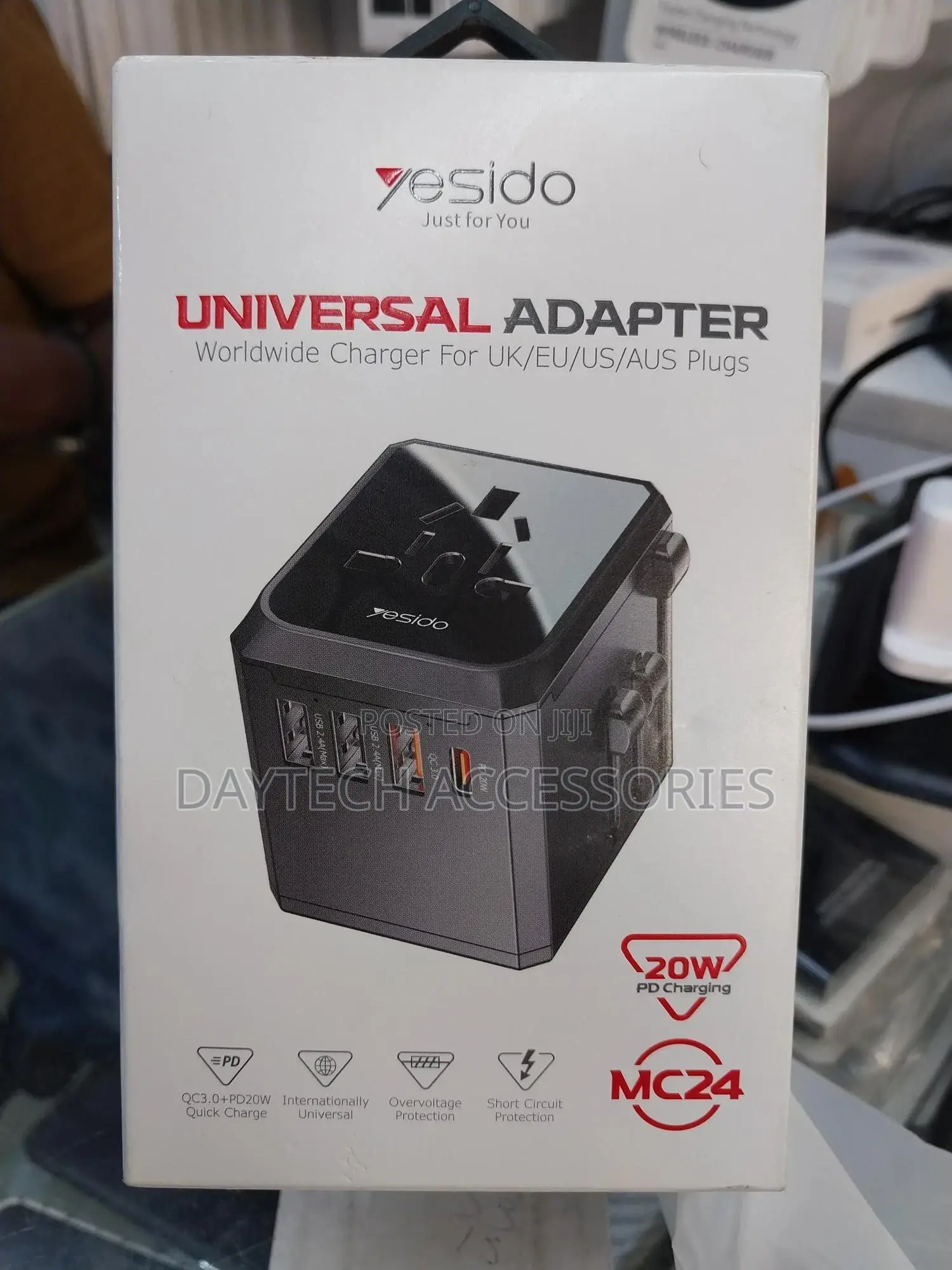 Yesido Universal Travel Adapter Mc-24
