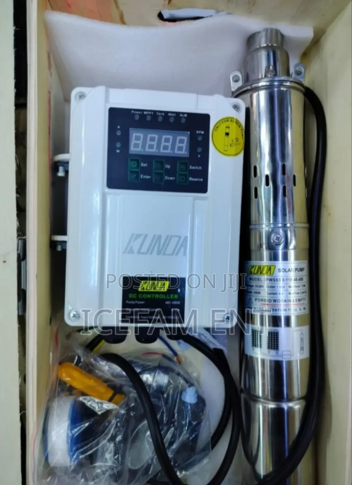 110mtrs Head Water Pump/Using 400w Solar Panel