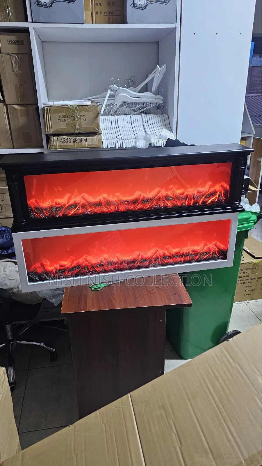 Led Modern Electric Simulated Fireplaces Flame Lamp