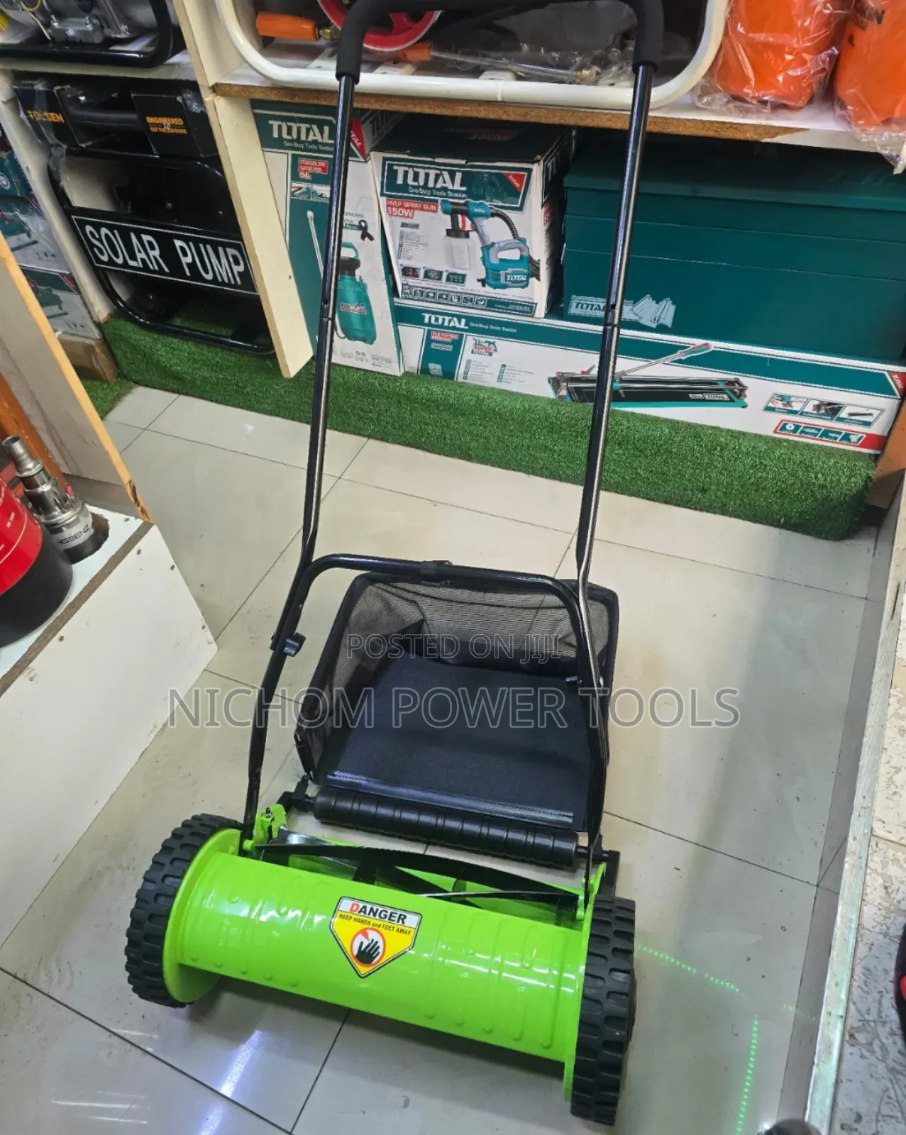 16" Cordless Lawn Mower/Manual Lawn Mower