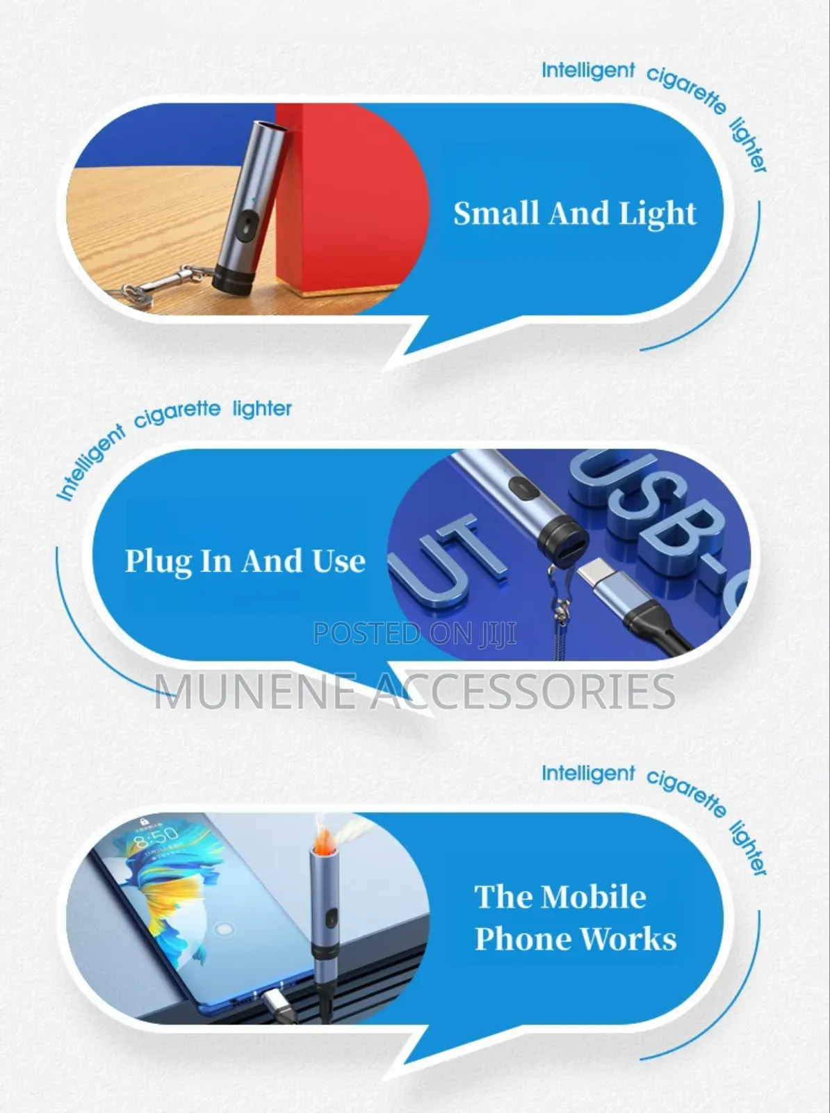 Cigarette Lighter Usb-C Igniter Fast Heating Point Plug Use