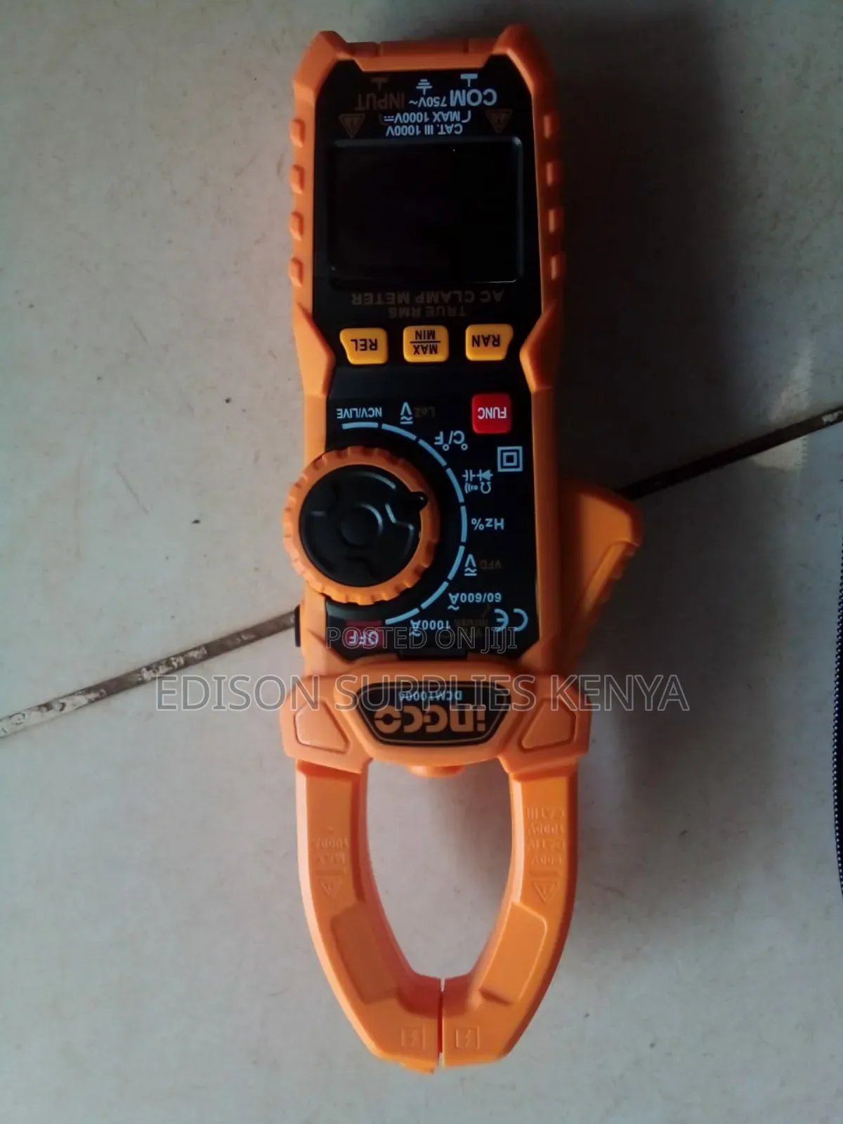 1000v Digital Clamp Meter Ingco Voltage Test Ac/Dc 1000amps