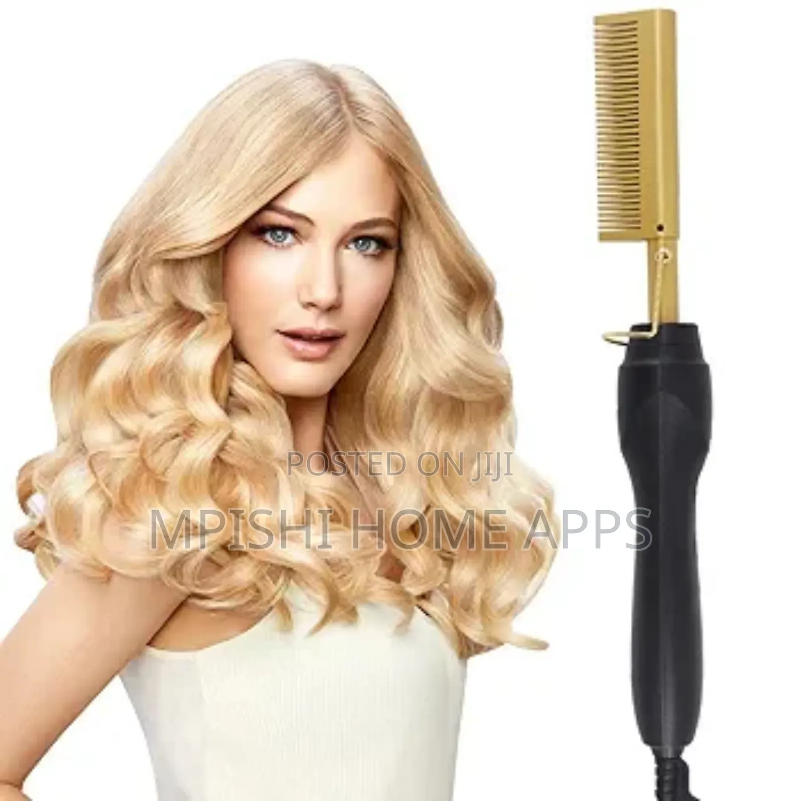 Golden Comb Electric Heat Hair Straightener
