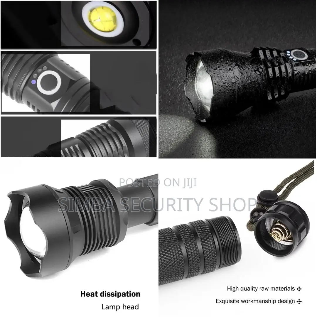 Very Bright Torch Model P70 Flash Light 2000 Lm Charging