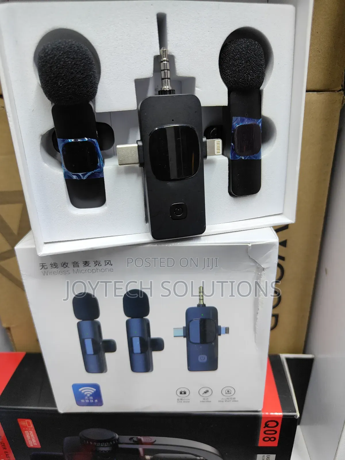Wireless Microphone for iPhone, Usb C Android Smartphones,