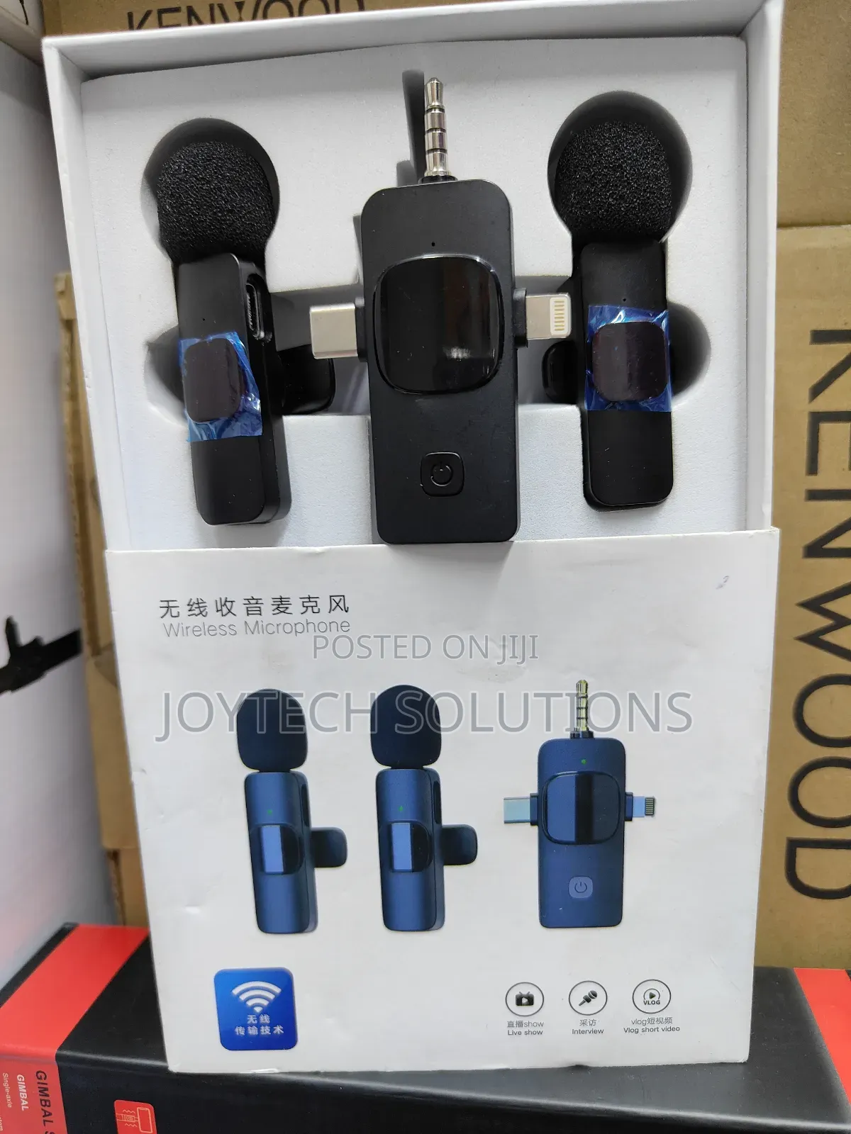 Wireless Microphone for iPhone, Usb C Android Smartphones,