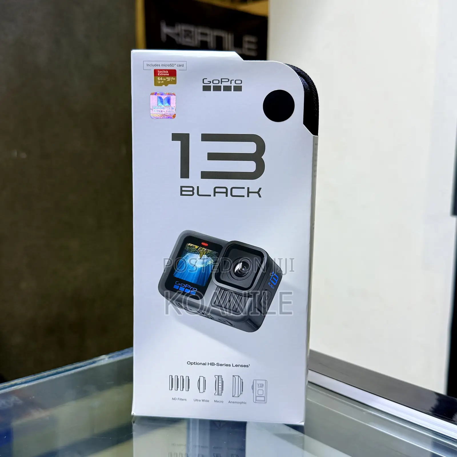 Go Pro 13 Black (With Sd Card and Bag)!! Go Pro Hero 13!!