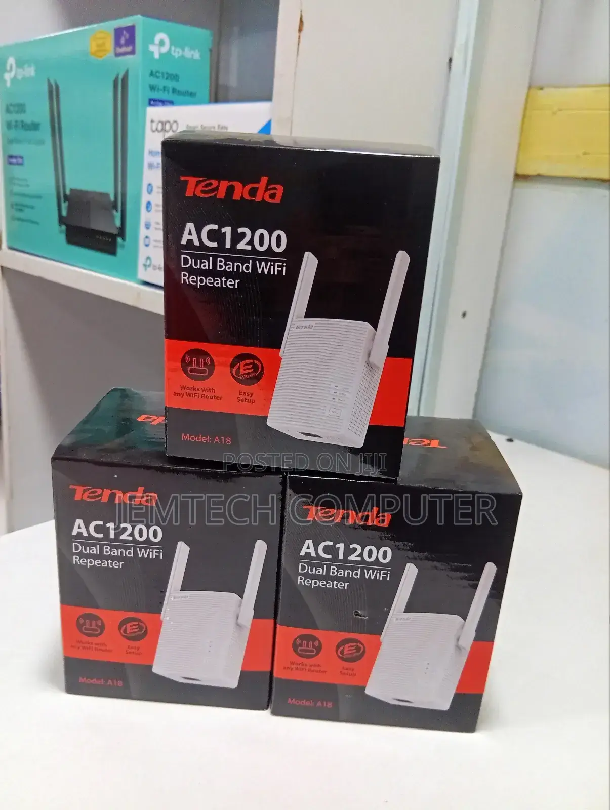 Tenda A18 Ac1200 Wifi Range Extender Gigabit Wifi Repeater