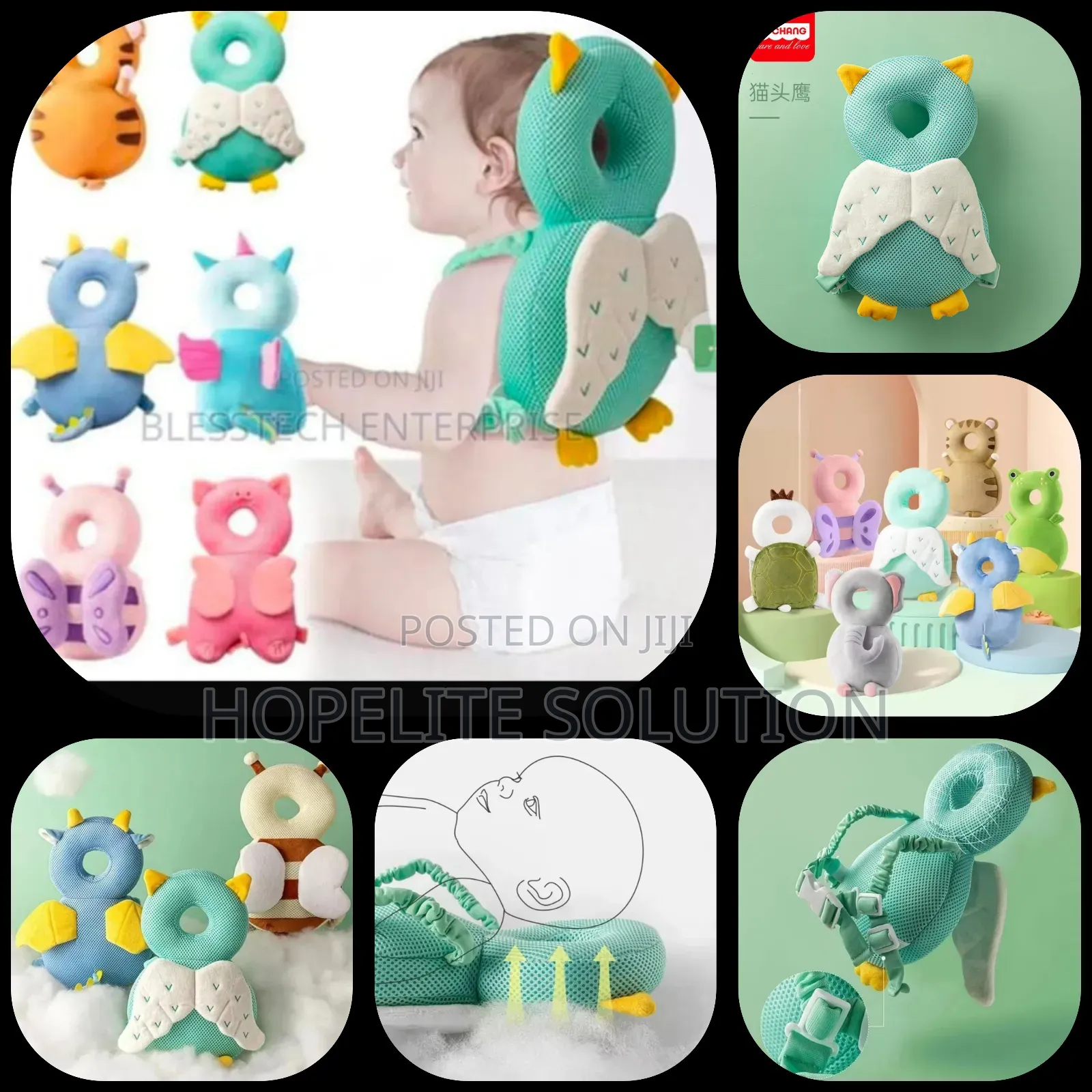 Baby Backpack Head Protector