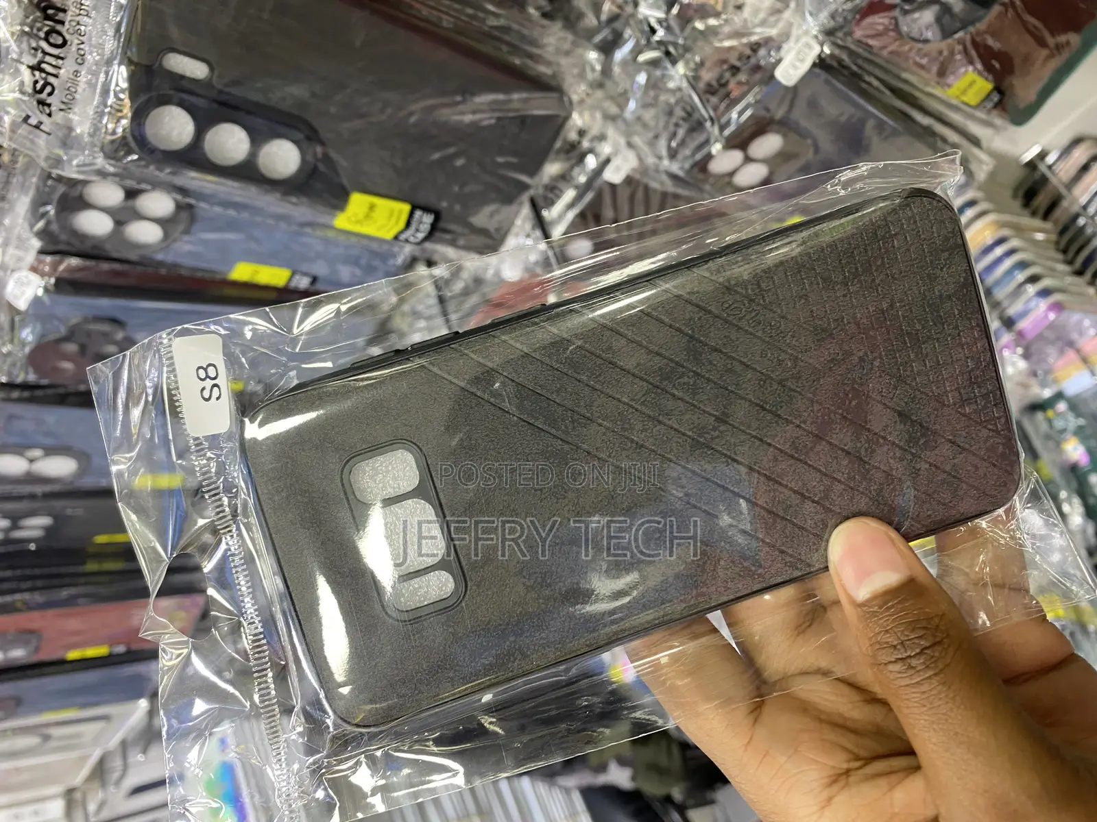 Desary Leather Back Cover for Samsung Galaxy S8