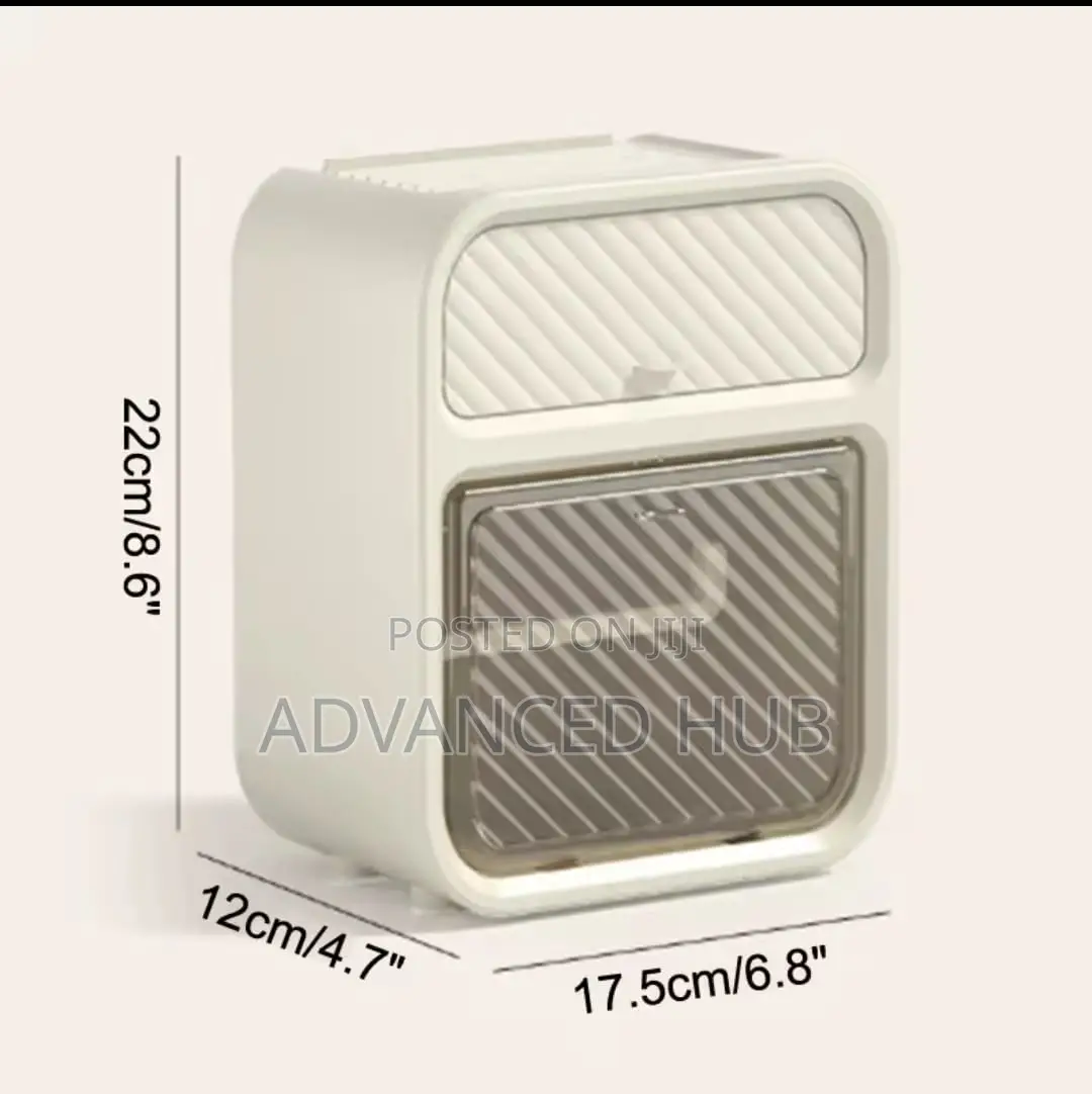 Space-Saving Wall-Mounted Tissue Box Holder