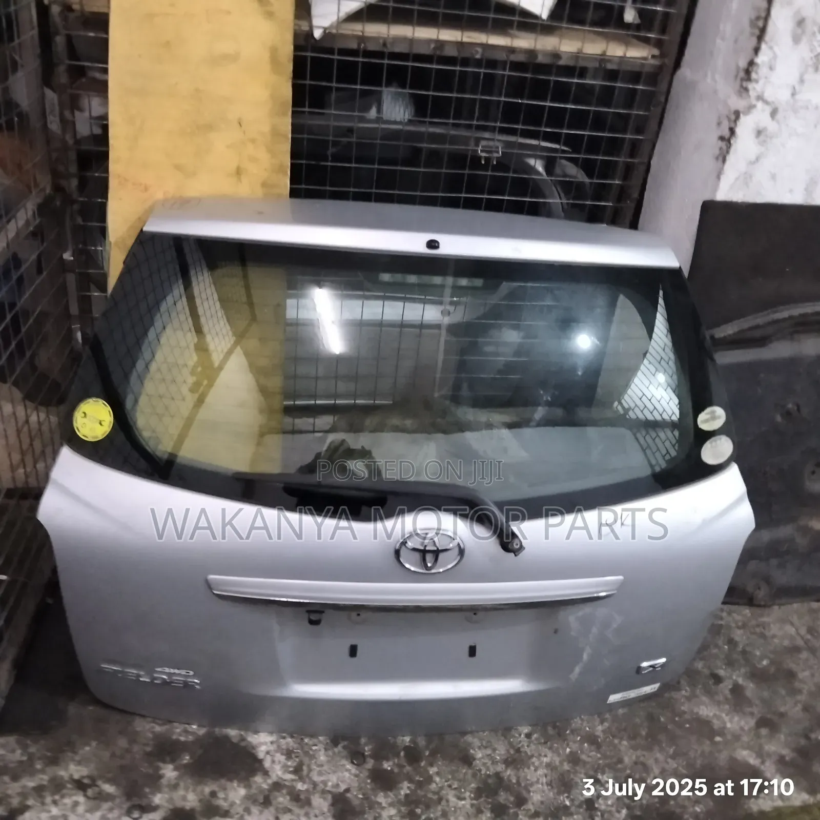 Toyota Fielder 2008/2011 Tailgate/Boot, Clean Ex Japan
