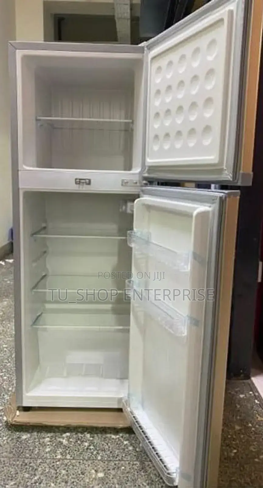 Refrigerator! 
Silver Volsmart 172litres Double Door