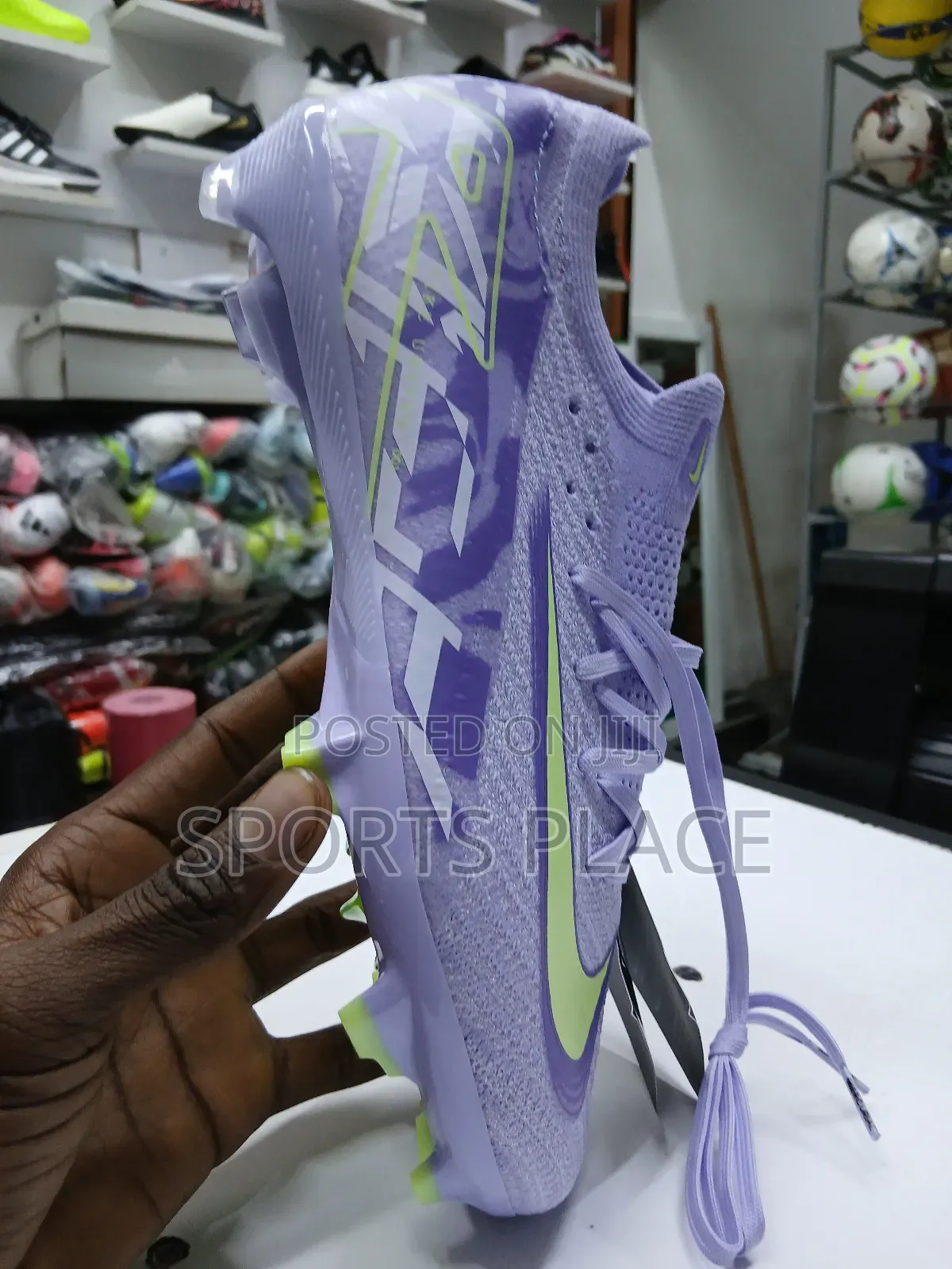 Nike Purple Air Zoom Mbappe Mercurial Football Boots