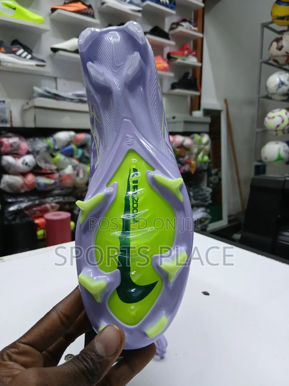 Nike Purple Air Zoom Mbappe Mercurial Football Boots