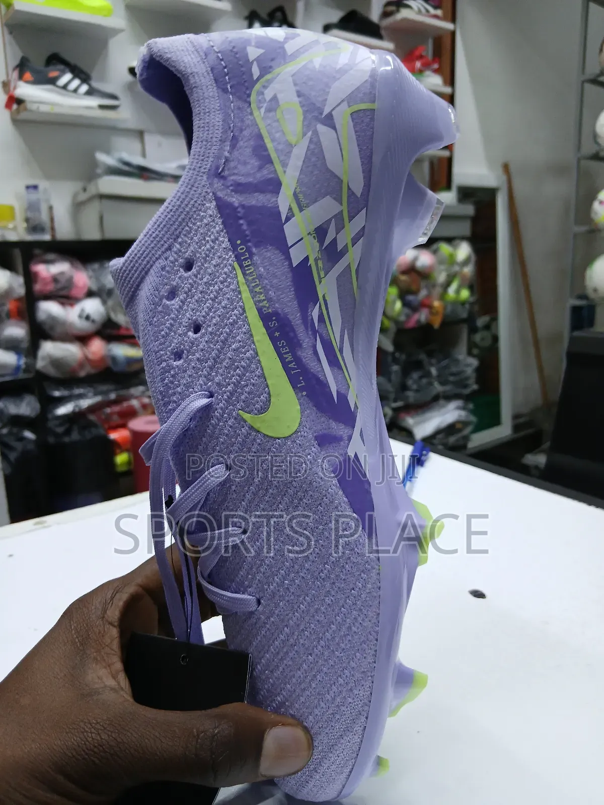 Nike Purple Air Zoom Mbappe Mercurial Football Boots