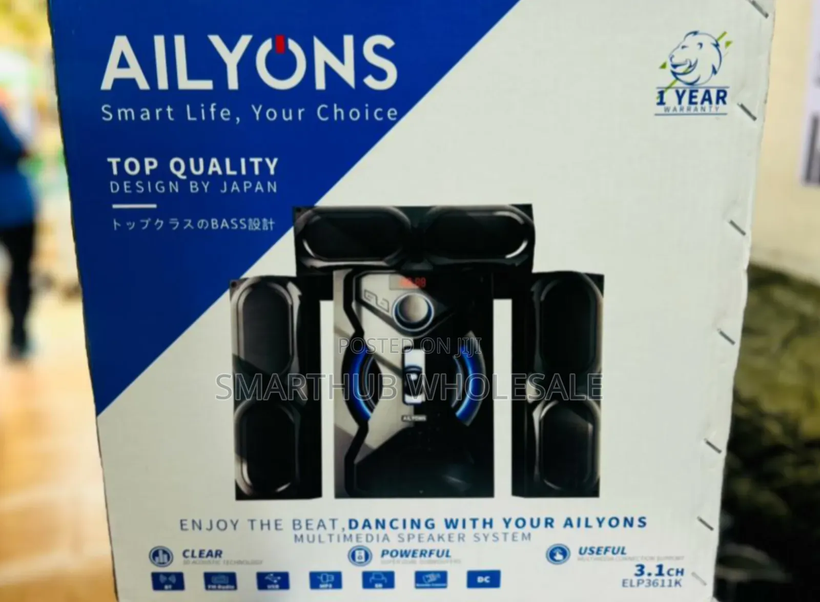 Ailyons 3.1 Home Theatre Multi Media Speaker System