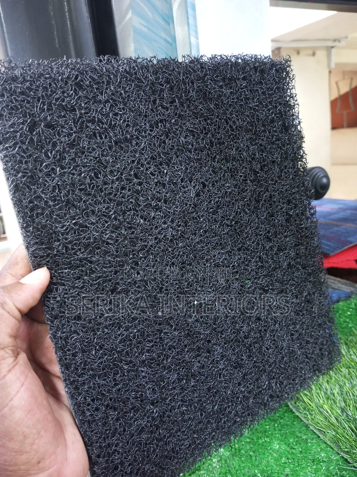 Black Spaghetti Mats Rubber Mats Environmental Friendly