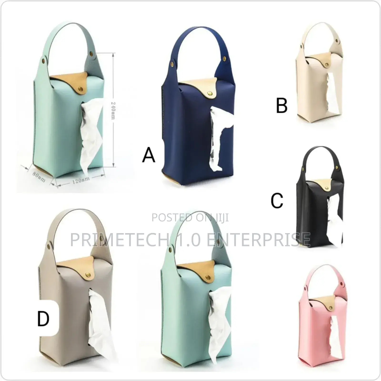 Pu Leather Napkin Tissue Holder