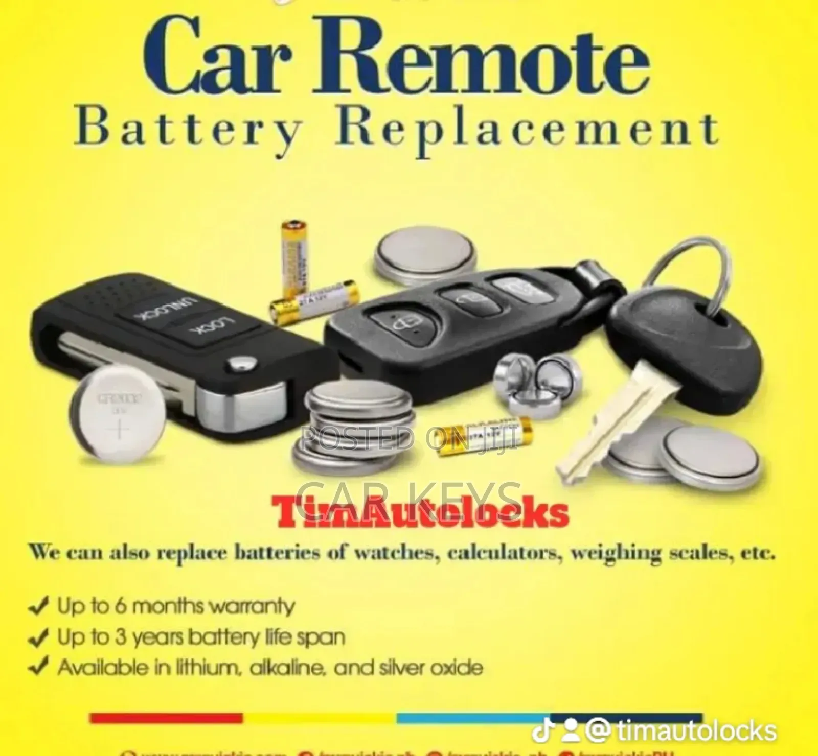 Car Remote Battery Replacement Services 