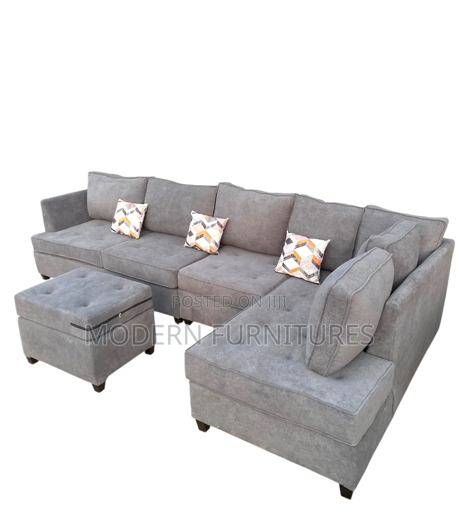 7 Seater L Sofa