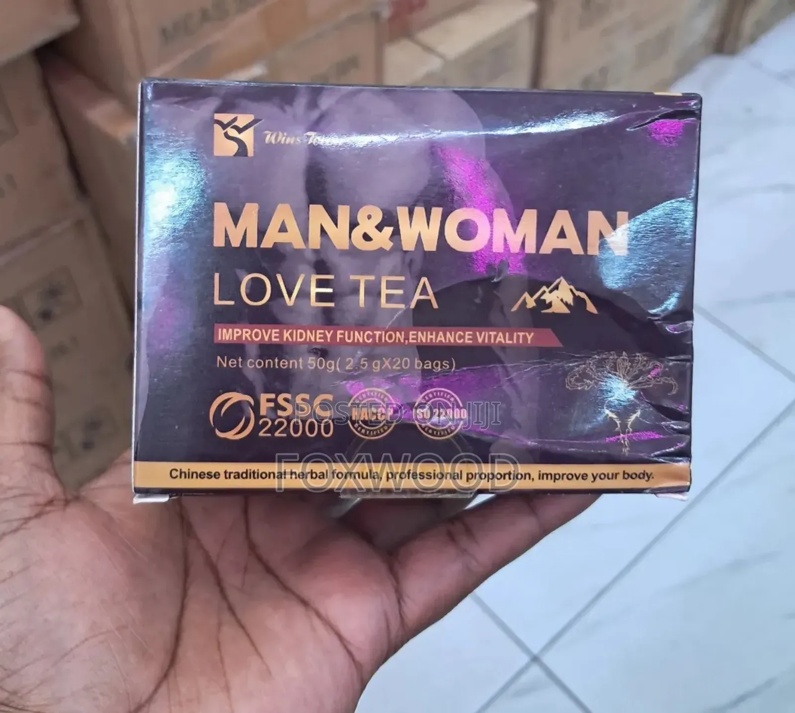 Man and Woman Love Tea - 20 Teabags - 50g
