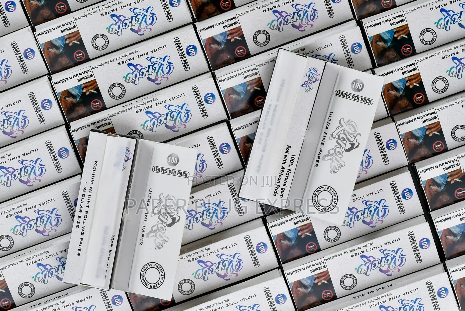 Korobo White Regular Size Rolling Papers - 100 Leaves