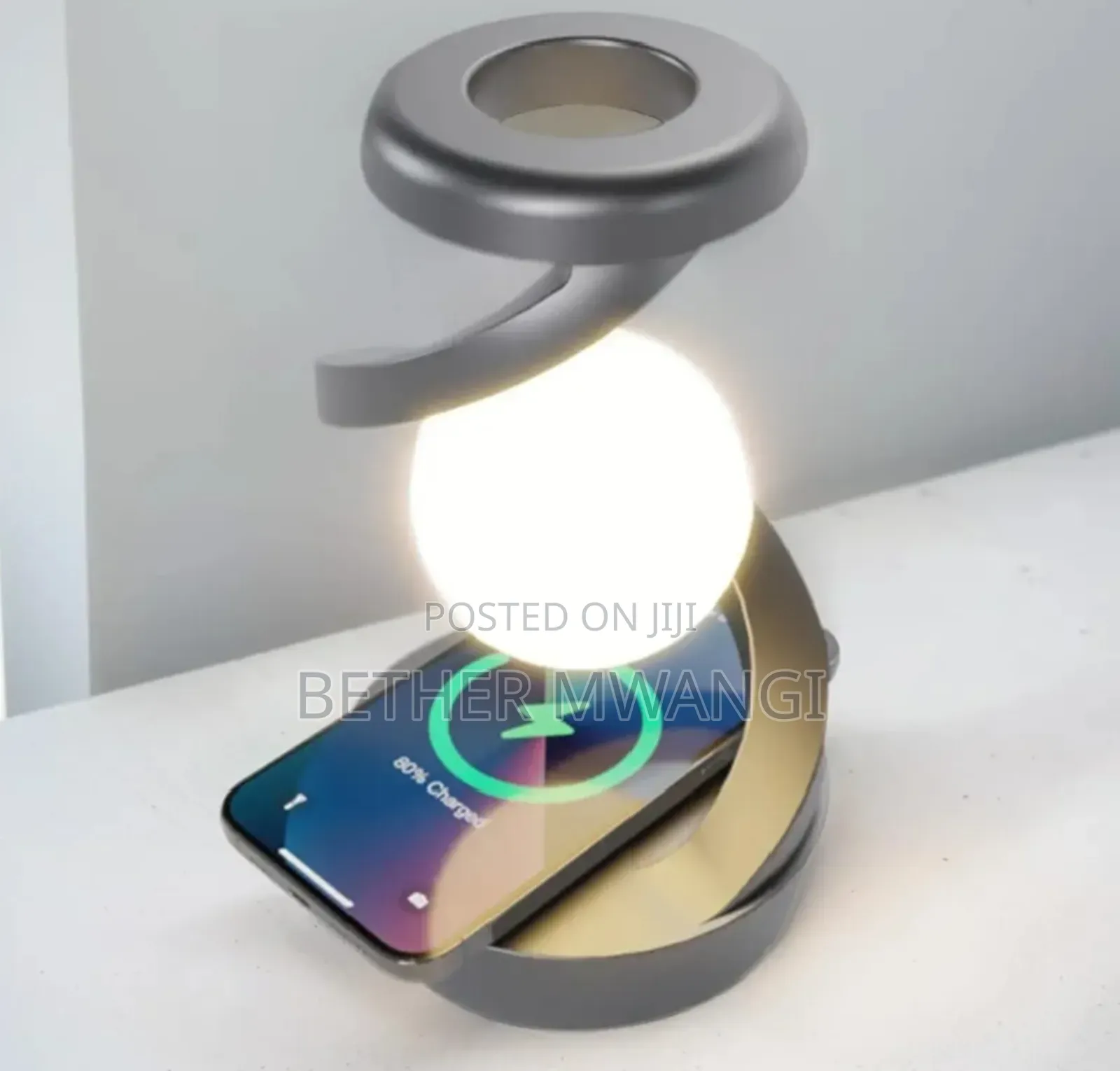 Rotating Motion Sensor Lamp With Wireless Charger In Kenya