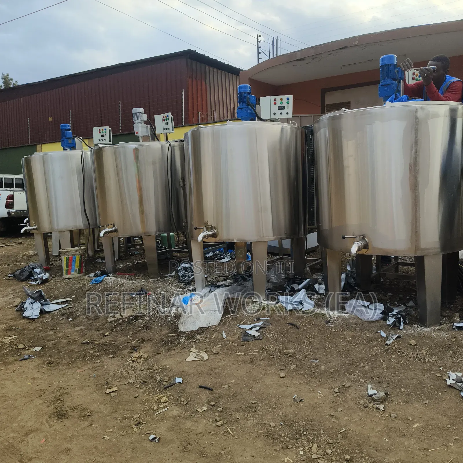 Ss316 304 Milk Cooler – Efficient Hygienic for Raw Milk