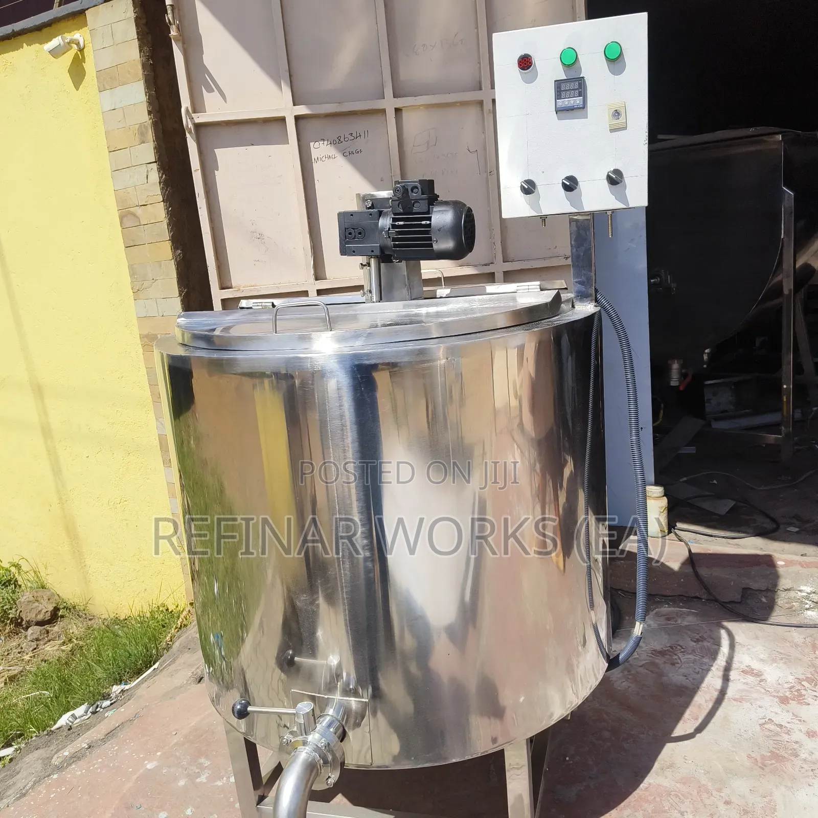 Ss316 304 Milk Cooler – Efficient Hygienic for Raw Milk