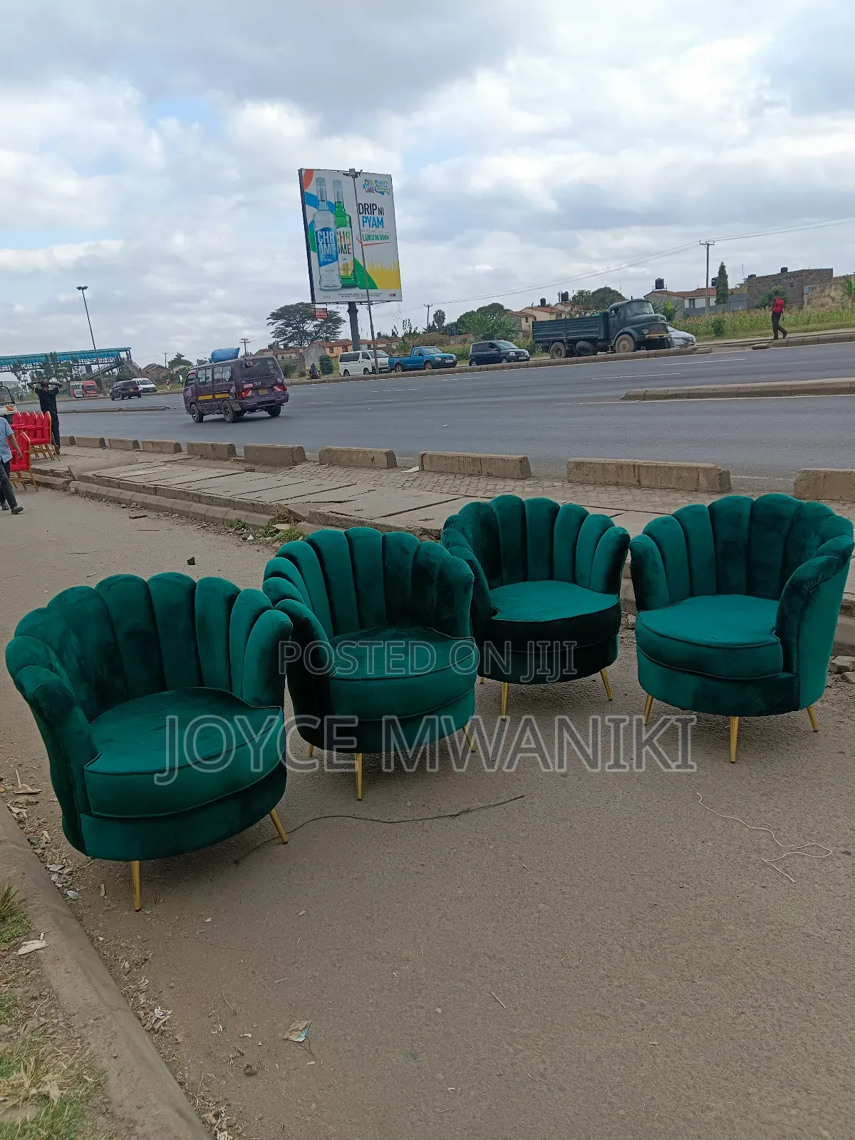 Pedicure Green Seats or Flower Sofa Design 
