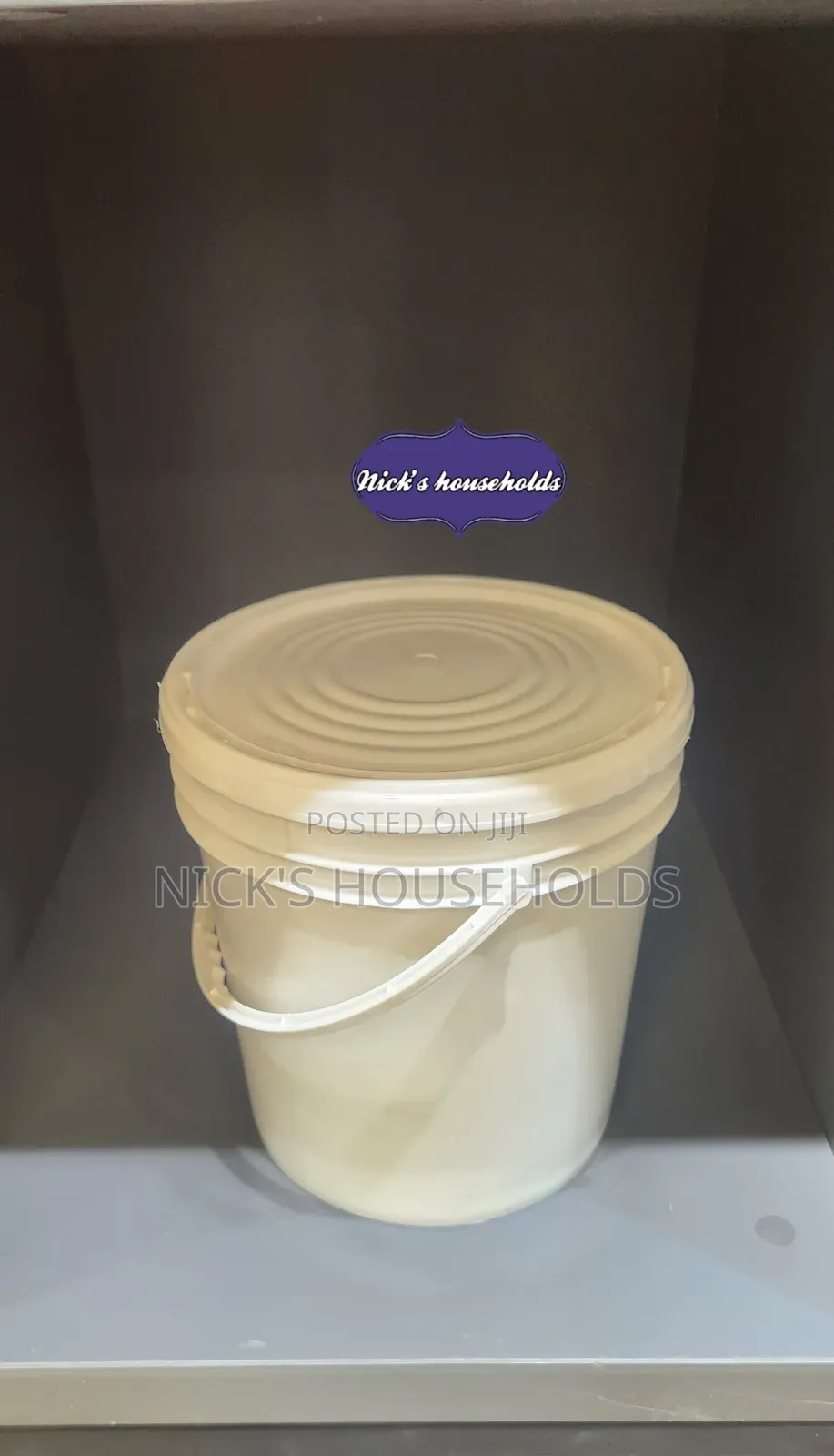 White Plastic Bucket 10 L