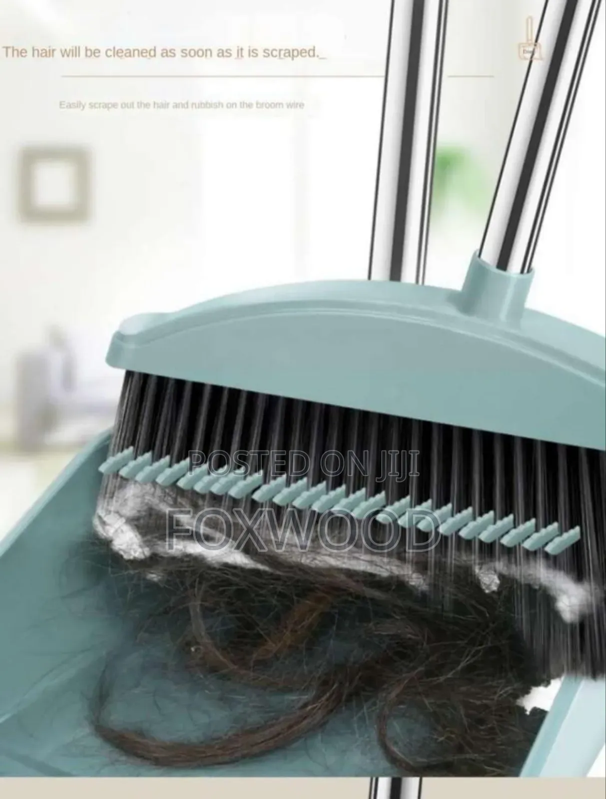 Long-Handled Dustpan and Brush Set